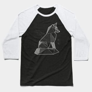 Geometric Nature - Fox Baseball T-Shirt